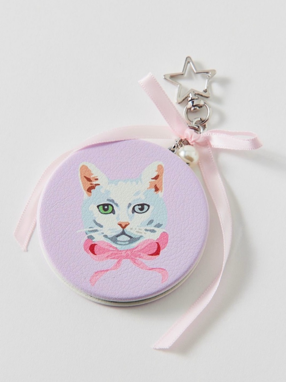 Funky Pixie Kitty UO Icon Compact Mirror Bag Charm Keychain